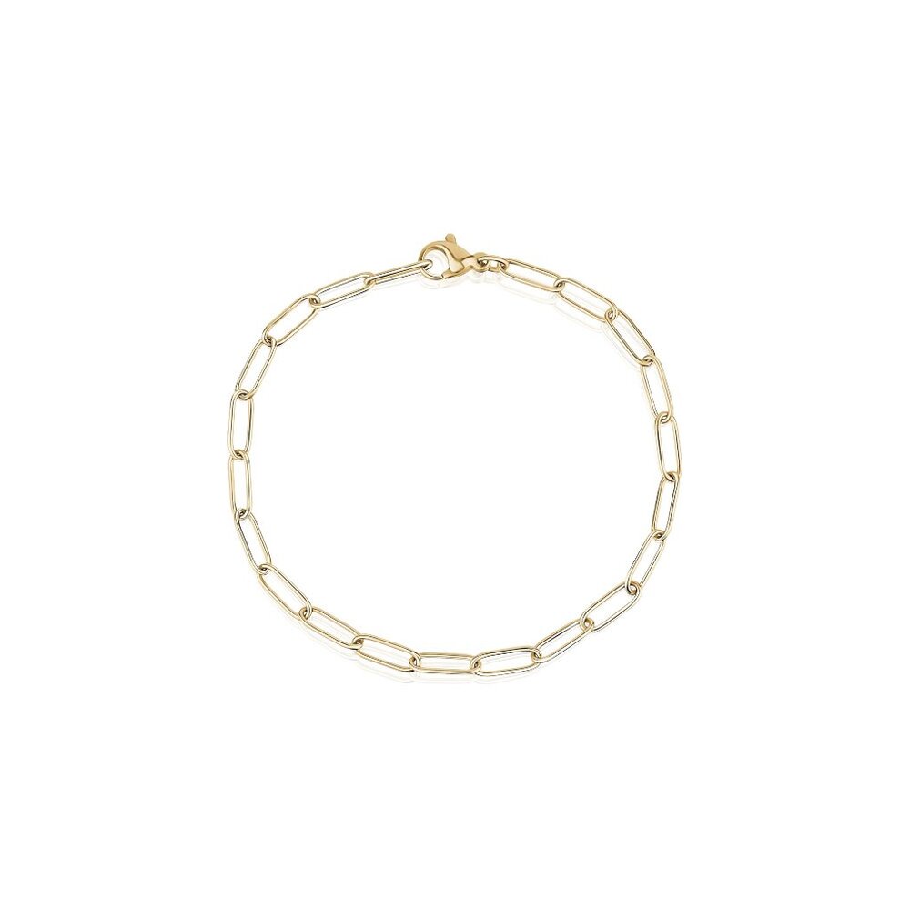 NWT Kendra Link Chain Bracelet // 14kt Italian Gold Vermeil